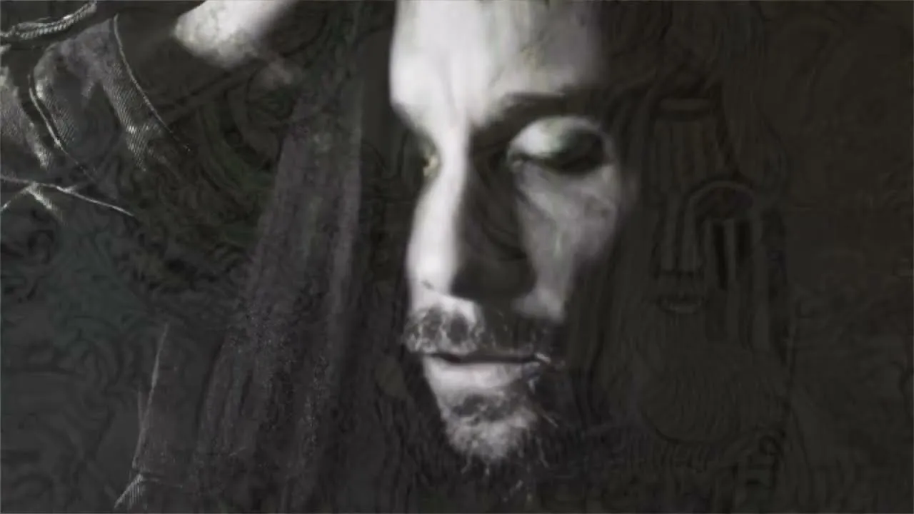 A still from the video for rungs.